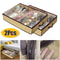 Zippered Shoe Storage Box Bag For Closet Organization Dustproof Under Bed Holder 6