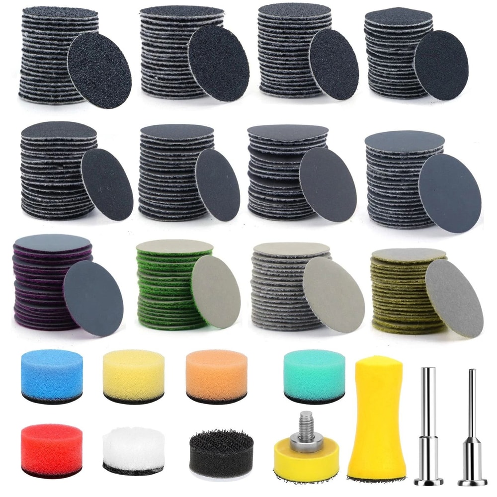 Hook Loop Sandpaper Wet Dry Sanding Discs For Drill 9