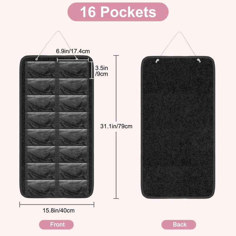 Sunglasses Organizer Wall Stand Hanging Eyeglasses Storage Bag Glasses Holder 5