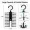 Closet Organizer Tie Rack Holder With NonSlip Clips Belt Hanger 2