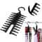 Closet Organizer Tie Rack Holder With NonSlip Clips Belt Hanger 0