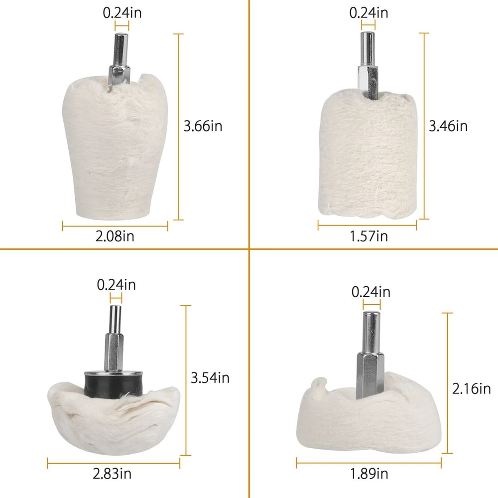 Car Polisher Buffing Kit Detail Polishing Sponge Pads For Waxing Buffing Wheels 1