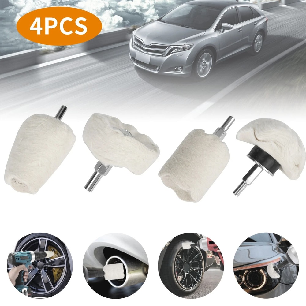 Car Polisher Buffing Kit Detail Polishing Sponge Pads For Waxing Buffing Wheels 6