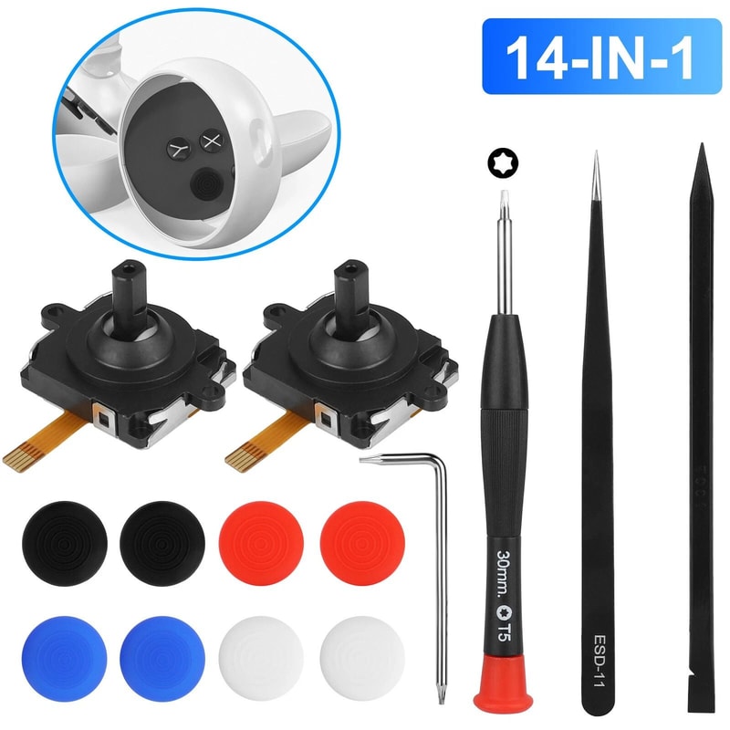 Joystick Repair Kit For Left Or Right Controller Analog Joystick Replacement And Repair Kit 4