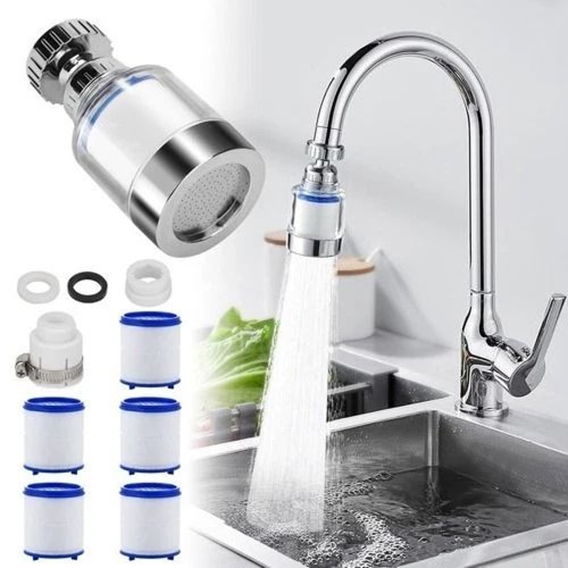 Dual Water Flow Faucet Filter Tap Filtration For Kitchen Sink 7