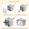 Replacement Pump For Pet Water Fountain Stainless Steel Cat Water Dispenser Quiet Design 1