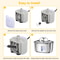 Replacement Pump For Pet Water Fountain Stainless Steel Cat Water Dispenser Quiet Design 1