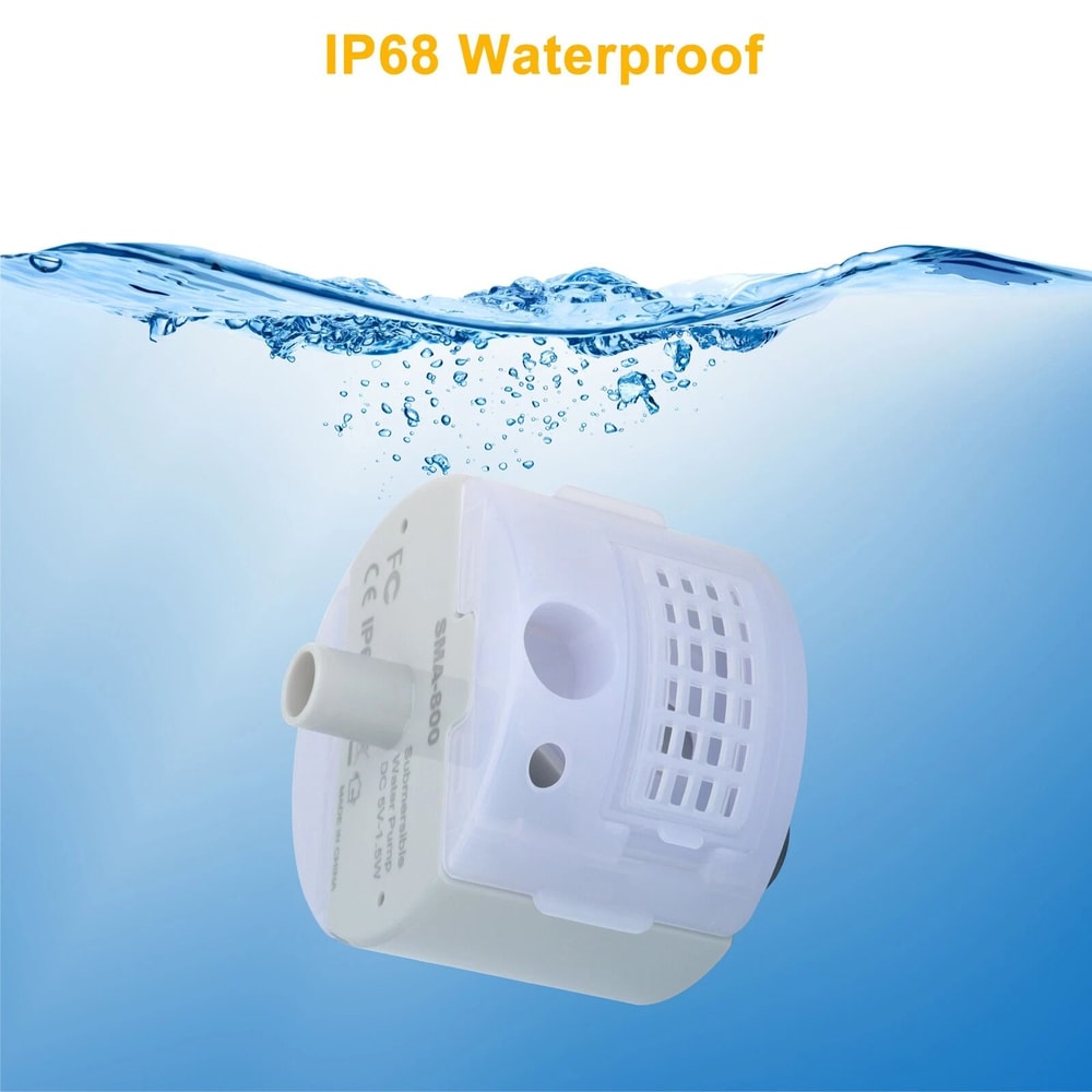 Replacement Pump For Pet Water Fountain Stainless Steel Cat Water Dispenser Quiet Design 3