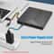 USB External DVD Drive CD Burner Writer USB Hub Portable Player 2