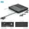 USB External DVD Drive CD Burner Writer USB Hub Portable Player 6