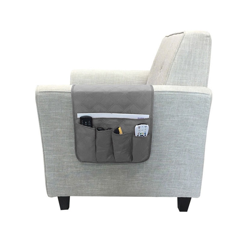 Sofa Arm Rest Organizer Holder With Pockets For TV Remote Couch Bag 6