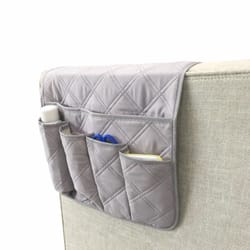 sofa arm rest organizer holder with pockets for tv remote, couch bag