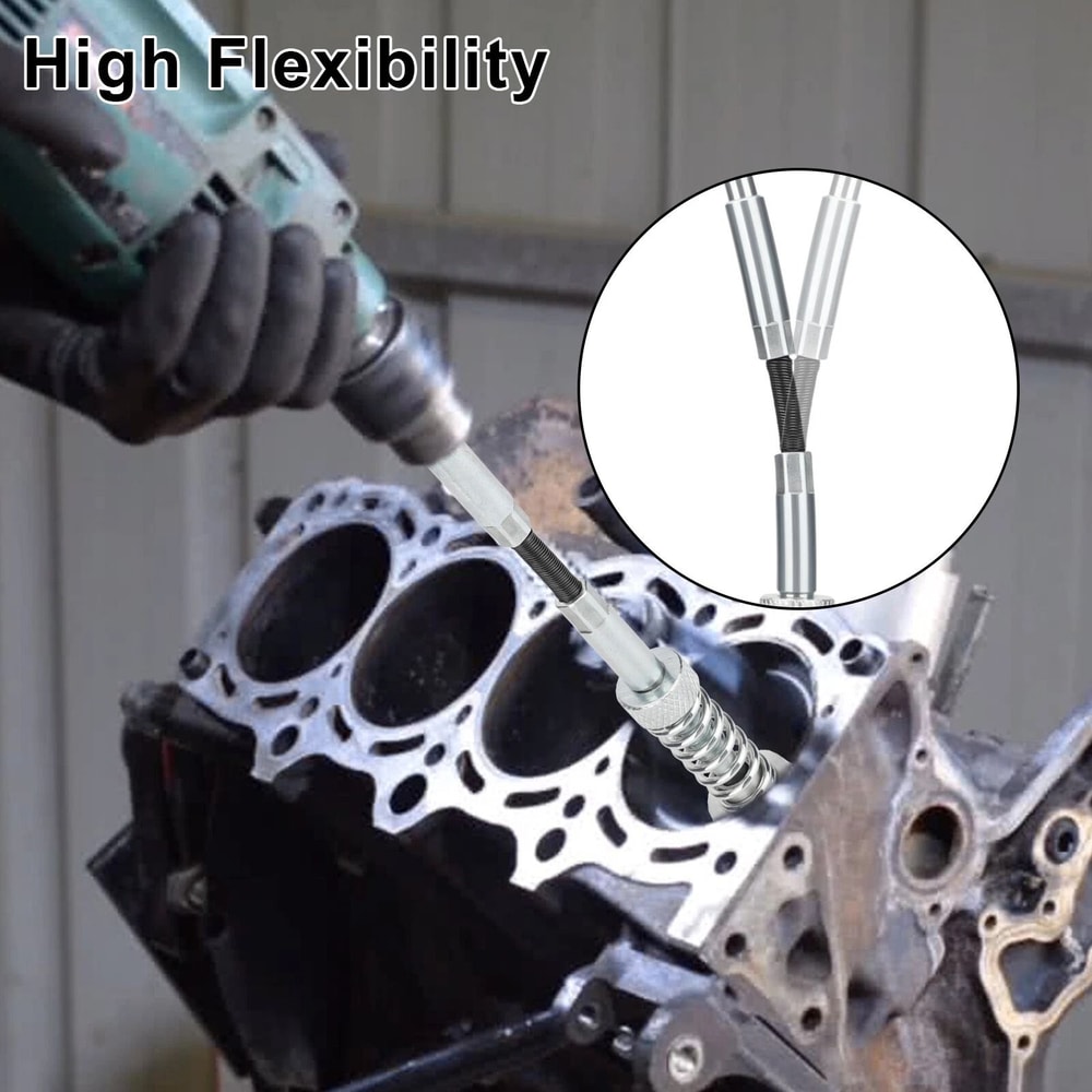 Brake Cylinder Hone Tool Car Engine Bore Honing With Flexible Shaft Adjustable Tension 4