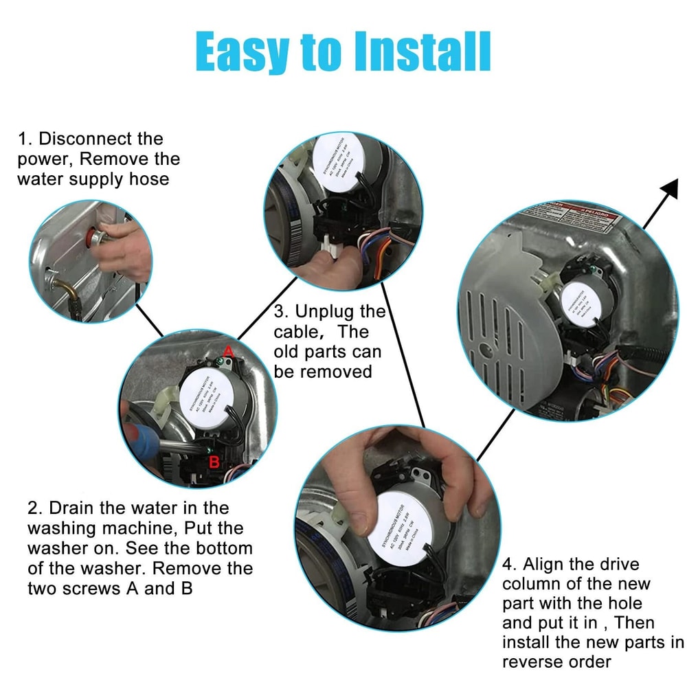 Mode Shift Actuator For Washer Fix Drain And Agitate Issues 3