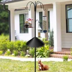 squirrel proof baffle, large around-wrap squirrel baffles for bird feeder protection, weather-resistant guard