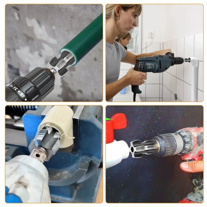 Integrated Pipe Threading Tool Kit External Thread Repair For PVC Water Pipes 5