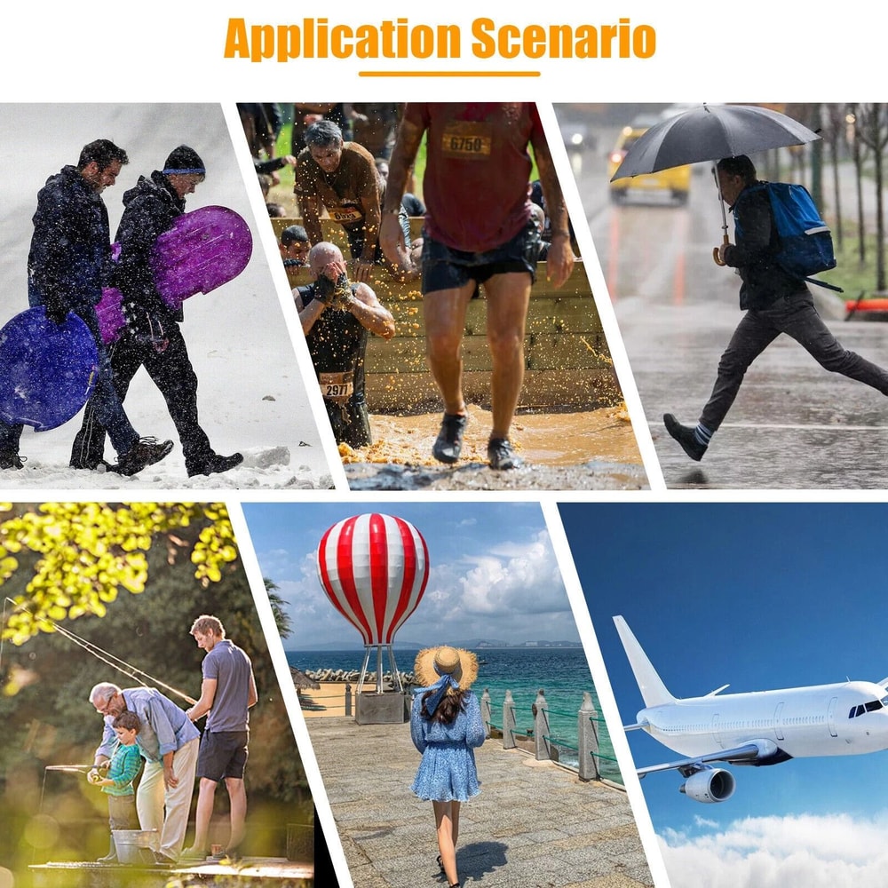 Reusable Waterproof Shoes Cover Antislip Silicone Rain Shoe Protector 2