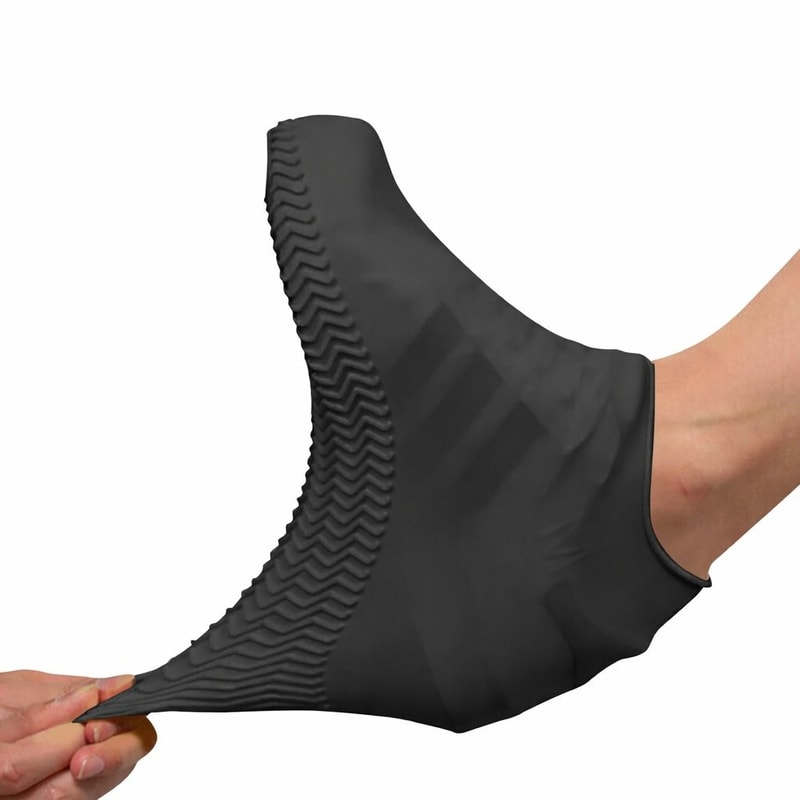 Reusable Waterproof Shoes Cover Antislip Silicone Rain Shoe Protector 0