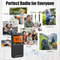 Weather Band Radio With AutoSearch LCD Display Emergency Pocket Radio For Outdoor Use 4