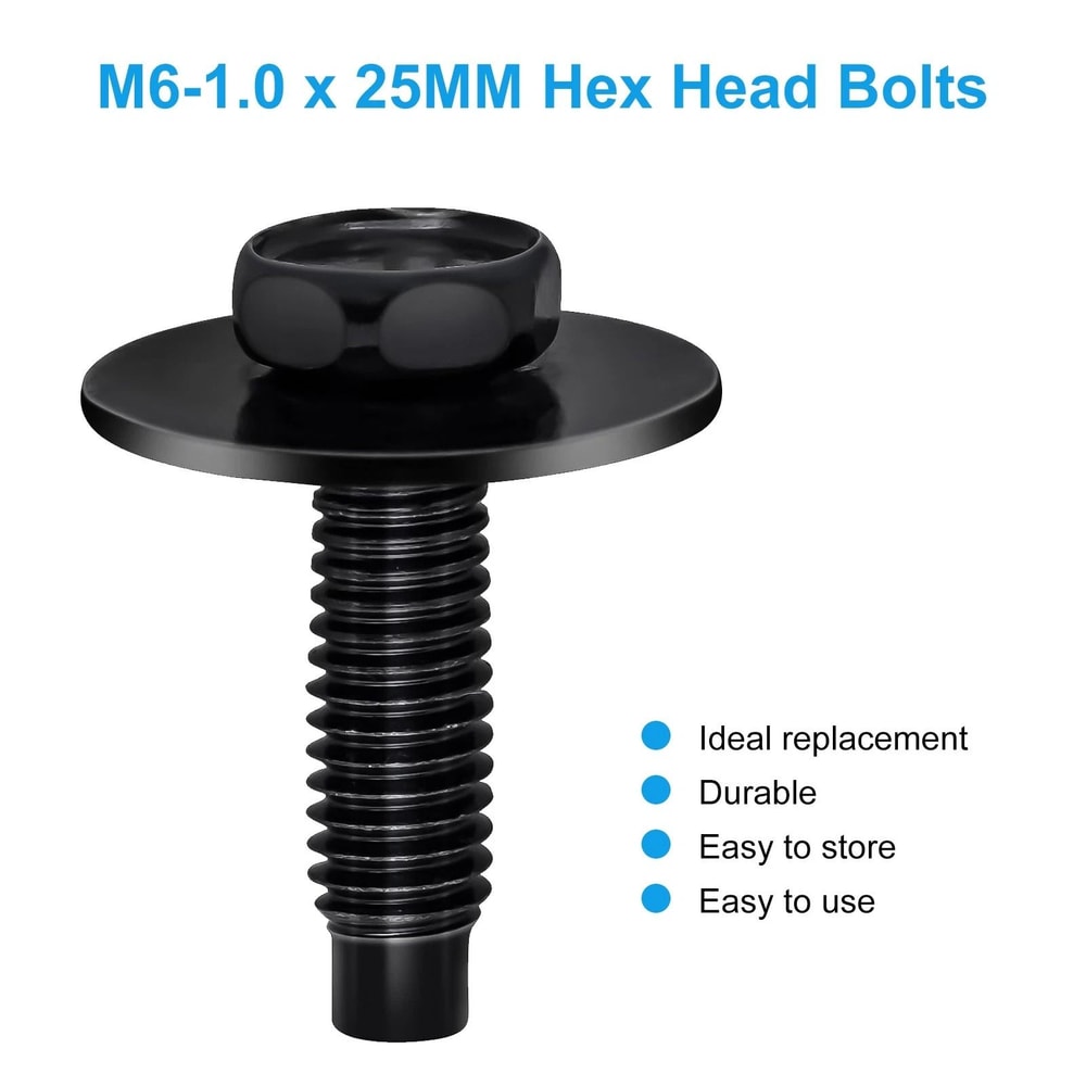 HeavyDuty Car Body Bolt Screws Fastener Kit 5