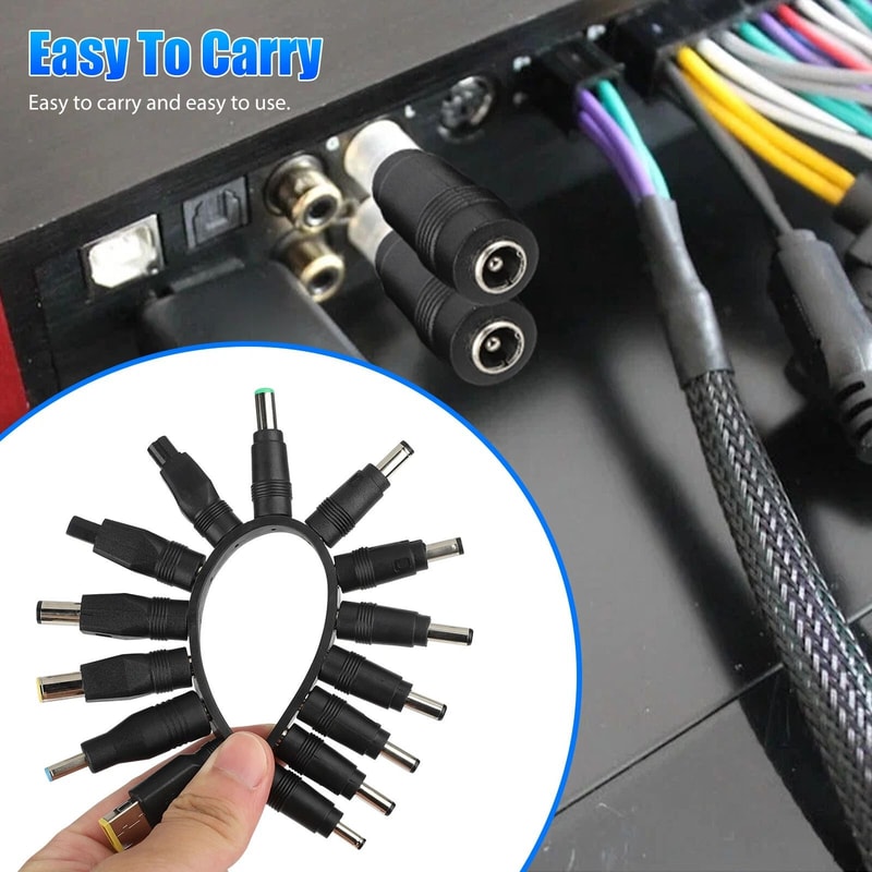 DC Plug Charger Kit Universal Power Adapter For Laptops 1