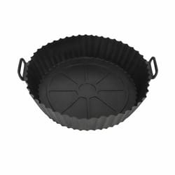 reusable air fryer silicone basket liner, non-stick pot mat for air fryers and oven baking
