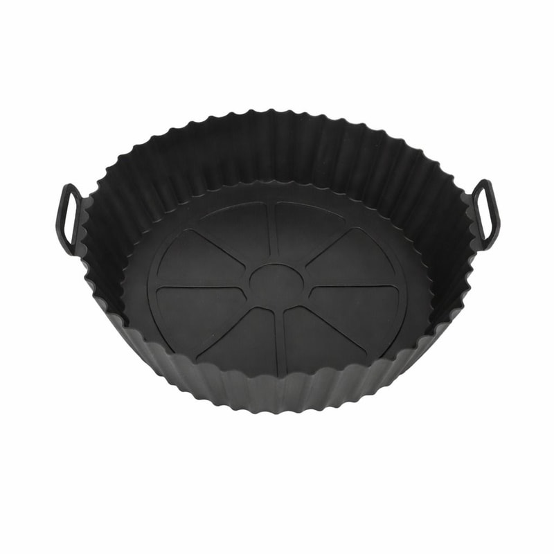 Reusable Air Fryer Silicone Basket Liner NonStick Pot Mat For Air Fryers And Oven Baking 0