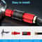Quick Connect Air Fittings Red Aluminum Coupler Plug Kit Universal Secure Locking Mechanism For Pne 1