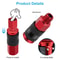 Quick Connect Air Fittings Red Aluminum Coupler Plug Kit Universal Secure Locking Mechanism For Pne 3