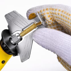 diamond chainsaw sharpener burr grinding stone set