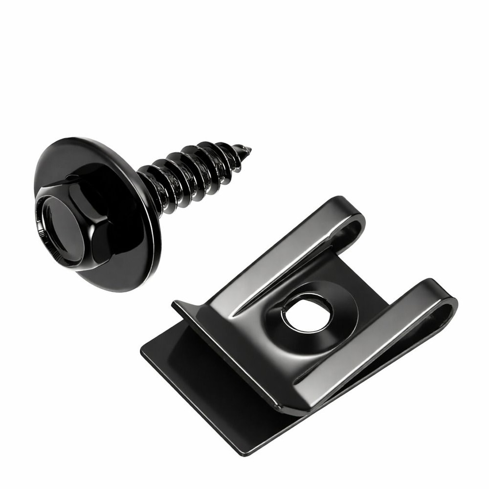 Metal U Nut Clips Fender Liner Screws Engine Cover Fasteners Splash Retainer Kit 0