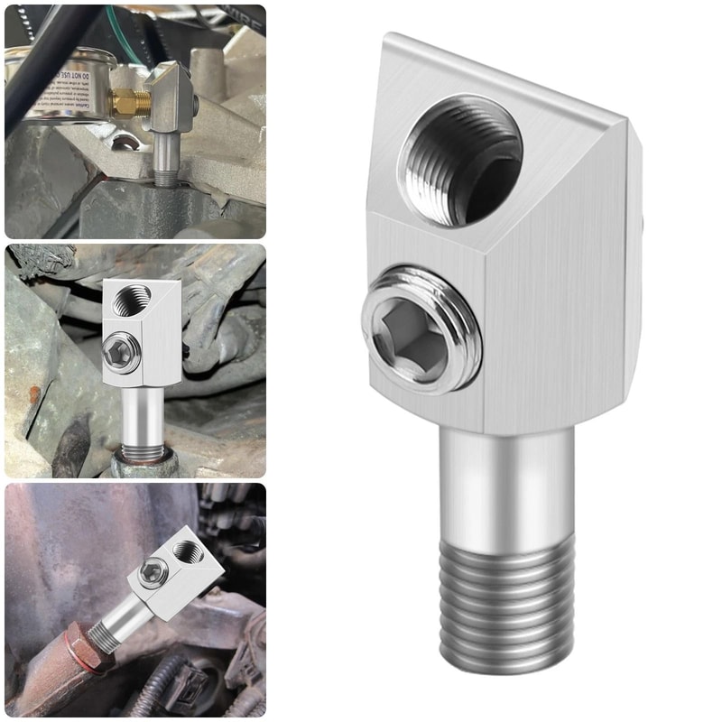 Durable Oil Pressure Sensor Adapter NPT Port For GM Engines 1