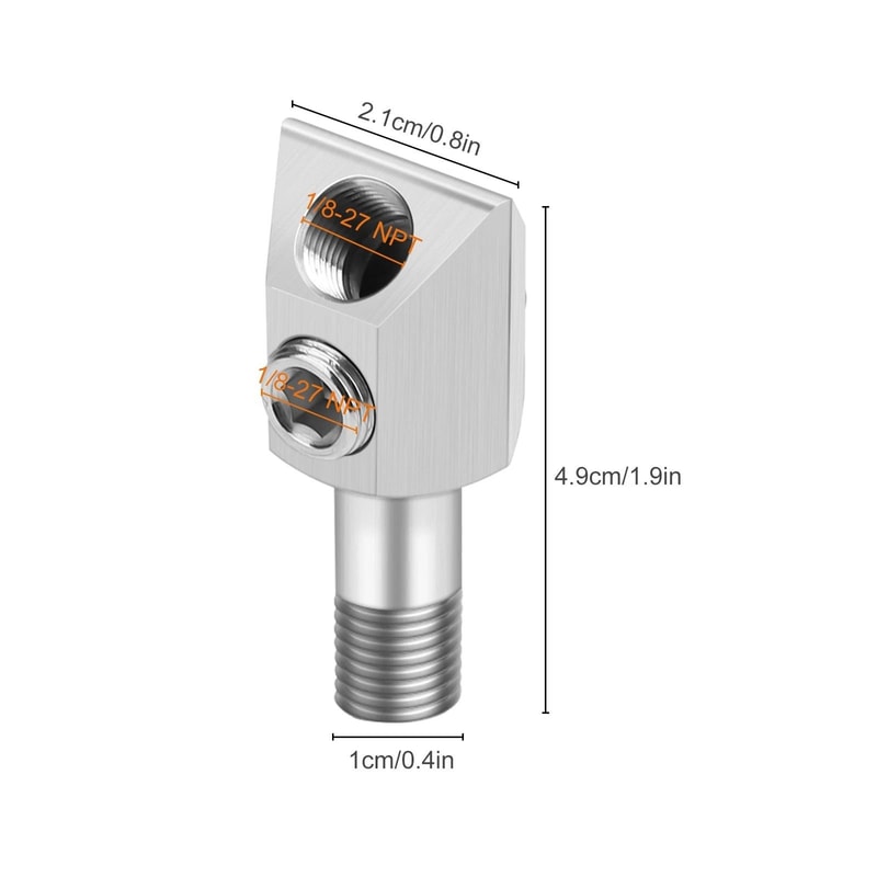 Durable Oil Pressure Sensor Adapter NPT Port For GM Engines 6