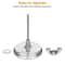 Temperature Thermometer Gauge For BBQ Grill Smoker Pit Stainless Steel Probe 3