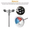 Temperature Thermometer Gauge For BBQ Grill Smoker Pit Stainless Steel Probe 4