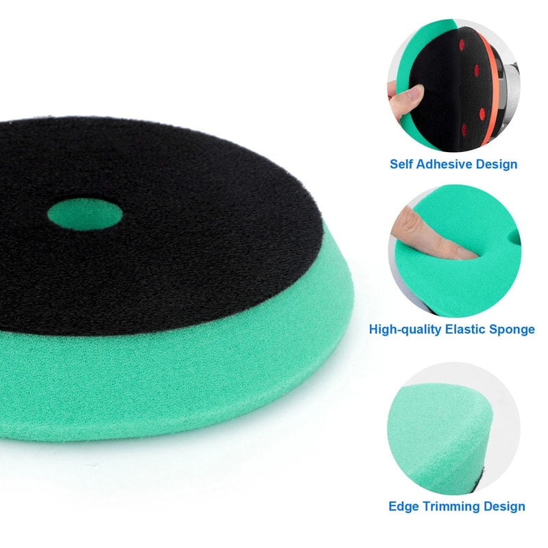 Car Buffer Polisher Polishing Pad Kit For Buffing And Cutting Auto Detailing Sponge Pads 3