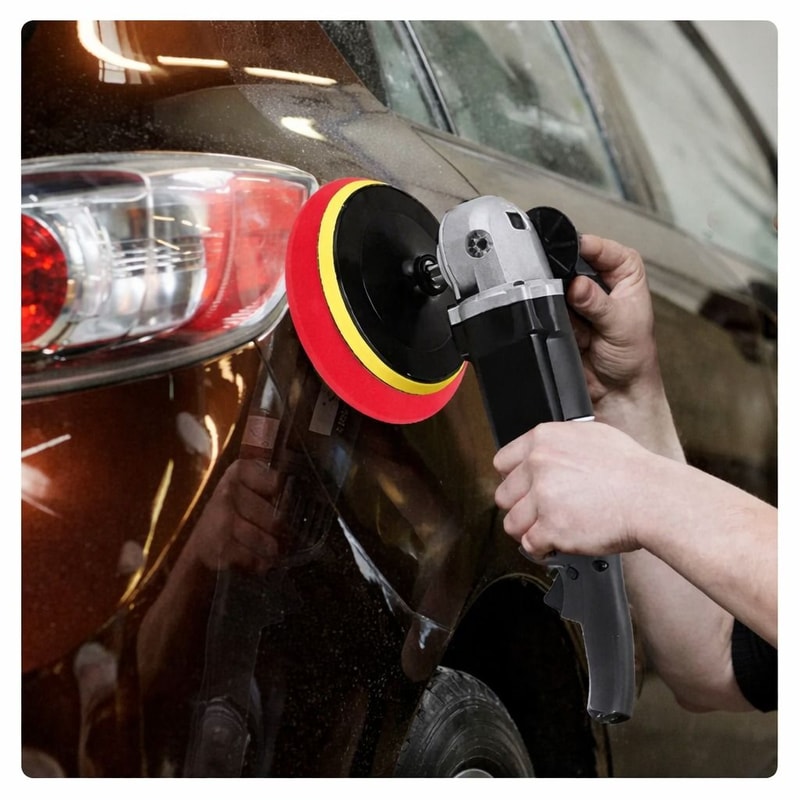 Car Buffer Polisher Polishing Pad Kit For Buffing And Cutting Auto Detailing Sponge Pads 0