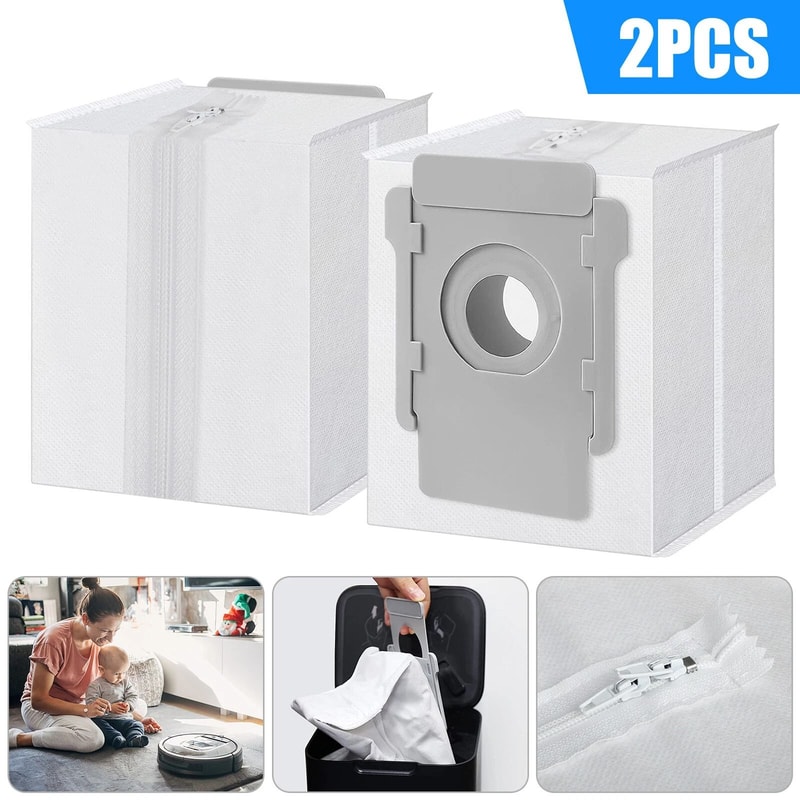 Reusable Zippered Dust Bag Large Capacity Vacuum Replacement Bags 6