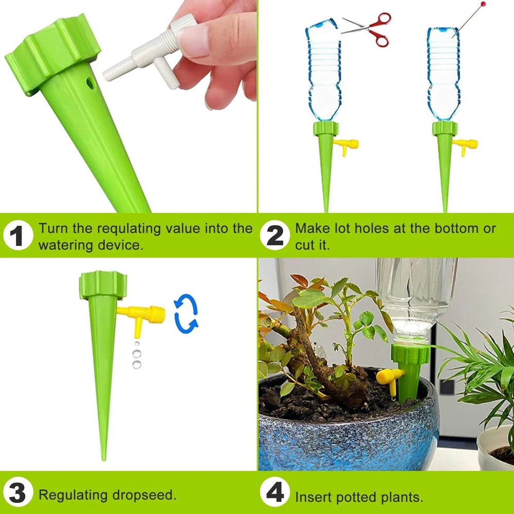 Automatic Self Watering Spikes Drip Irrigation System For Plants EcoFriendly Watering Device For In 2