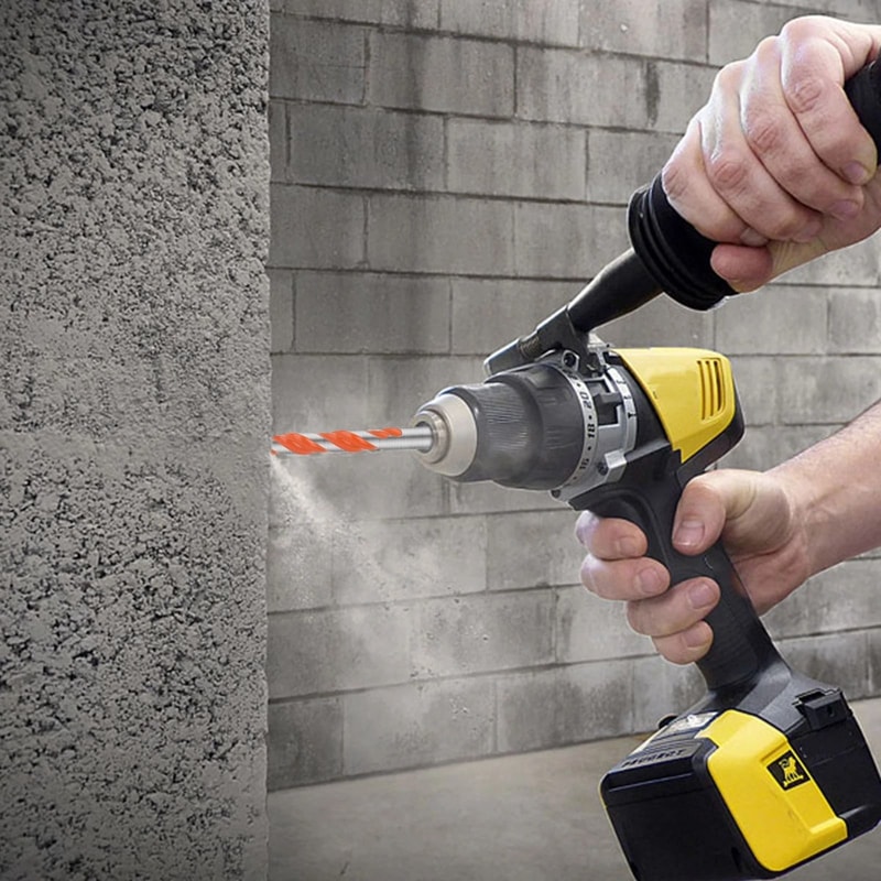 Concrete Drill Bits Set Premium Carbide Tip Hammer Drill Bits For Masonry Tile Glass Cement And Bri 1