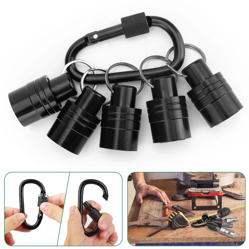 Drill Bit Holder Extension Bar SDS Portable Storage Keychain For Tool Organization 1