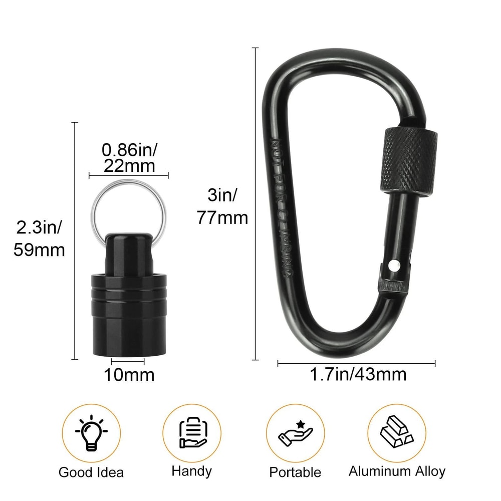 Drill Bit Holder Extension Bar SDS Portable Storage Keychain For Tool Organization 5