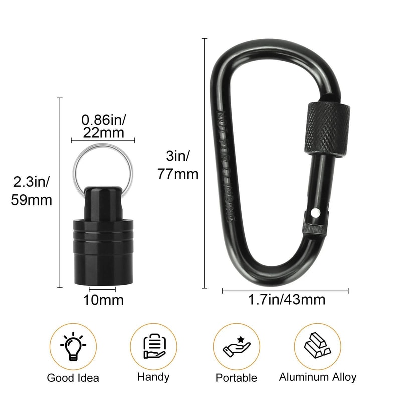Drill Bit Holder Extension Bar SDS Portable Storage Keychain For Tool Organization 5