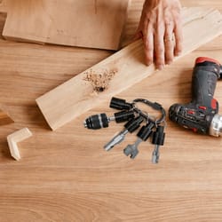 drill bit holder extension bar sds, portable storage keychain for tool organization