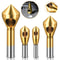 Chamfer Drill Bit Set Titanium Coated Countersink Tool For Wood And Metal 6