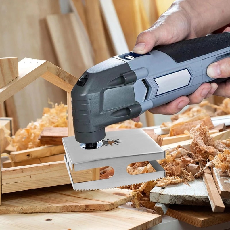 Square Slot Cutter For Dewalt Oscillating MultiTool Drywall Outlet Cutter Set 0