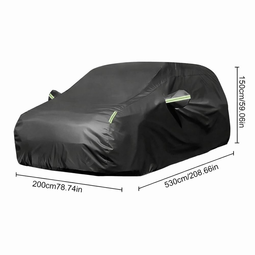 Universal Car Cover AllWeather Protection Waterproof UV Scratch Resistant 6