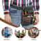Electrician Tool Pouch Belt Durable Fabric Work Organizer With Adjustable Waist Strap 2