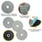 Diamond Wet Polishing Pads Kit For Stone Concrete Marble Granite Glass Pads With Hook Loop Backin 5