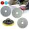 Diamond Wet Polishing Pads Kit For Stone Concrete Marble Granite Glass Pads With Hook Loop Backin 7